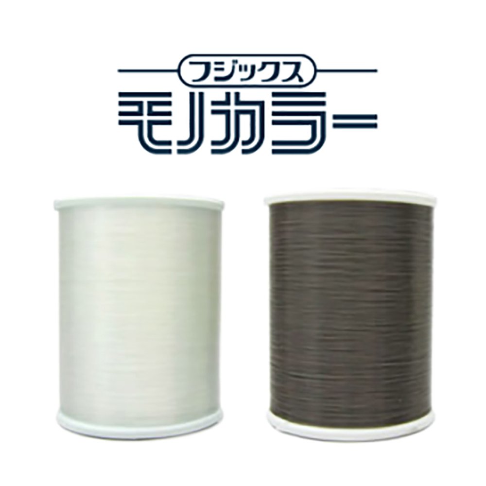 日本進口 FUJIX 富士 透明線 機縫線 100番 500M (透明色/煙灰色)