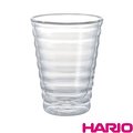 【 hario 】日本 vcg 15 雲朵杯 雙層曲線耐熱玻璃杯 450 ml