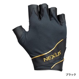 ◎百有釣具◎SHIMANO NEXUS 彈性手套 5XT(5指出) GL-124R 規格:黑色L/黑色XL