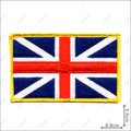 英國國旗 (彩色黃邊版)