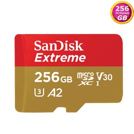 SanDisk 256GB 256G microSD【190MB/s Extreme】microSDXC micro SD SDXC 4K U3 A2手機記憶卡