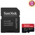SanDisk 64GB 64G microSD【200MB/s Extreme Pro】microSDXC micro SD SDXC 4K U3 A2 V30手機記憶卡
