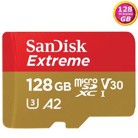 SanDisk 128GB 128G microSD【190MB/s Extreme】microSDXC micro SD SDXC 4K U3 A2手機記憶卡