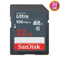 SanDisk 32GB 32G SDHC【100MB/s】Ultra SD UHS-I UHS C10 Class 10 SDSDUNR-032G 原廠包裝 相機 記憶卡