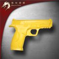 龍裕塑鋼 黃色S&amp;W M&amp;P9史密斯威森軍警型玩具槍/無法發射子彈/非金屬/生存遊戲/無彈夾/武術