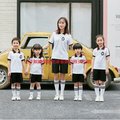 SU010天姿訂製款夏季校服運動服短袖韓版幼兒園團體製服純棉小學班服合唱團演出套裝