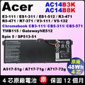 Acer 電池 原廠 宏碁 AC14B8K AC14B3K Aspire5 A517-51g Aspire7 A715-71g A717-71g A717-72g K50-10 B117-M TMP449-M P449 K50-30