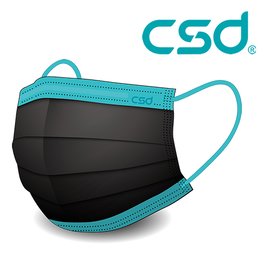 中衛 csd 醫療 口罩 玩色系列 黑藍 2盒 30片/盒