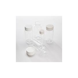 《ALWSCI》白色實心蓋(含PE墊片) 100個/包 20ml 透明閃爍計數瓶用 ( 螺牙22-400 ) PE/鐵氟龍/矽膠墊片 塑膠蓋 實驗室耗材