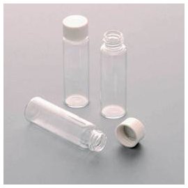 《ALWSCI》白色PP蓋(含PTFE墊片) 100個/包 7ml 透明閃爍計數瓶用 PE/鐵氟龍/矽膠墊片 塑膠蓋 實驗室耗材