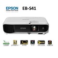 ◆台北商用投影機專賣店【贈100吋手拉幕】EPSON 愛普生 EB-S41 3LCD 亮彩商用投影機