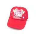 【二鹿帽飾】2~6歲 兒童 (帽圍54cm) POLY 網帽 / 純棉透氣 小朋友透氣網帽-紅色