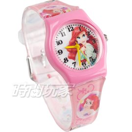 Disney 迪士尼 華特 小美人魚 童話公主 卡通手錶 兒童手錶 粉紅 D小美人魚小P4