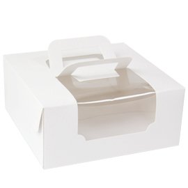 【1768購物網】6吋手提鏤空蛋糕盒-空白無印 -10入/包 (3-2931601) 六吋 包裝用品 兩包特價