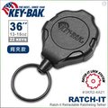 KEY BAK Ratch-It 鎖定系列36”超級負重伸縮鑰匙圈(附背夾)