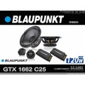 音仕達汽車音響 BLAUPUNKT 藍點 GTX 1662 C25 6.5吋二音路分音喇叭 兩音路 六吋半 分離式