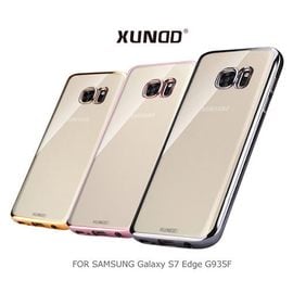 【現貨】XUNDD SAMSUNG Galaxy S7 Edge G935F 爵士電鍍 TPU 套 手機殼 / 金色【容毅