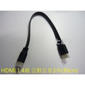 高品質 HDMI扁平線1.4版 30公分 30cm 0.3米 支援3D 2K4K 高清HDMI線 3米 5米 8米 10米