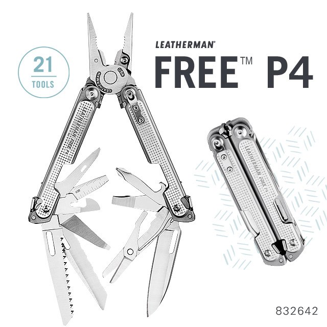 【詮國】 Leatherman FREE P4 21用工具鉗 / 台灣公司貨25年保固 / 832642