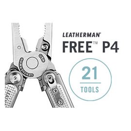 【原廠特價】Leatherman FREE P4 多功能工具鉗(背夾款、繫繩款，隨機出貨) -#LE FREE P4 (832642)