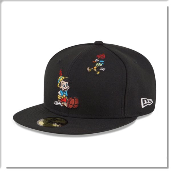 【ANGEL NEW ERA】小木偶 皮諾丘 黑 帽 59FIFTY 限量 帽子 棒球帽 帽 迪士尼
