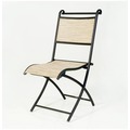 【FU32-1】 鐵製折合紗網椅(黑) #S10854