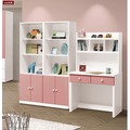 【台北家福】(MX553-3)雲朵粉紅色3尺書桌(下座)家具