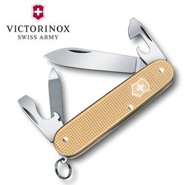 【詮國】(VN300)Victorinox Cadet Alox 2019限量香檳金鋁柄9用瑞士刀 / 0.2601.L19