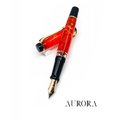 =小品雅集= 義大利 AURORA 全球限量365支 Optima365 18K鋼筆（紅色）