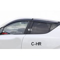 【車王汽車精品百貨】Toyota CHR C-HR 加厚 晴雨窗 注塑不銹鋼亮邊 不銹鋼裝飾條