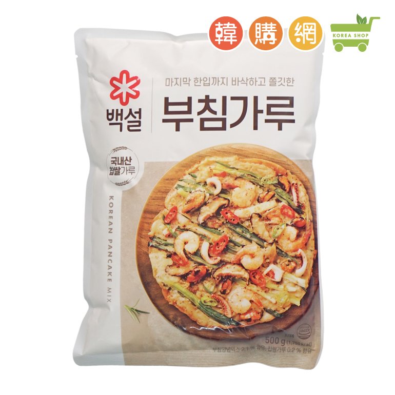韓國CJ韓式煎餅粉500g【韓購網】白雪煎餅粉