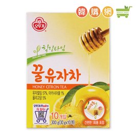 韓國OTTOGI不倒翁蜂蜜柚子茶隨身包300g(30gX10包)【韓購網】