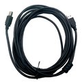 USB2.0 黑色印表機傳輸線 5米公對公 (PCL-07-B)