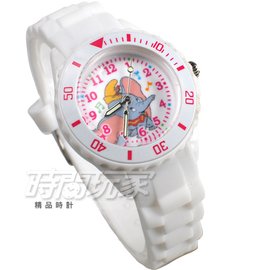 Disney 迪士尼 小飛象 Dumbo 呆寶 大包 卡通手錶 兒童手錶 防水手錶 DT7301白
