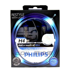 【易油網】PHILIPS ColorVision H4 H7+60% 3350K燈泡 大燈 車燈 OSRAM