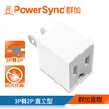 群加 PowerSync 3P轉2P電源轉接頭-直立型(TYAA9)