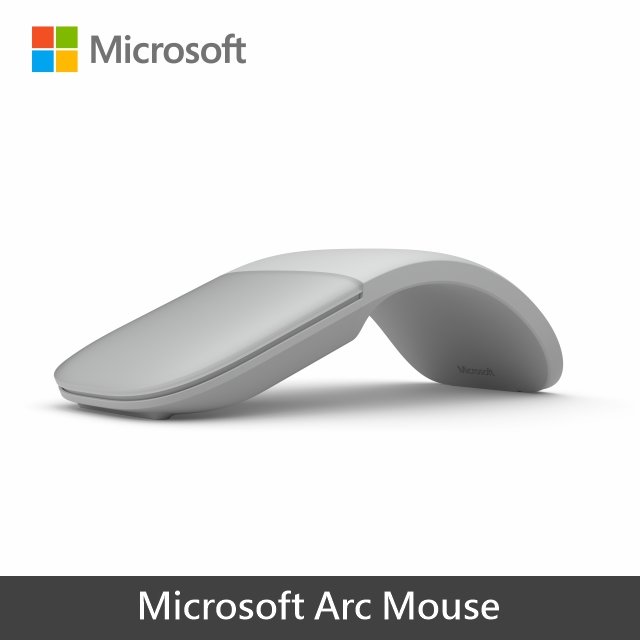 Microsoft Arc 藍芽滑鼠/淺灰