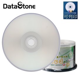 DataStone 光碟空白片 A級 DVD-R 16X 4.7GB 3760dpi 霧銀面滿版可印片/可噴墨 空白光碟片X 50PCS