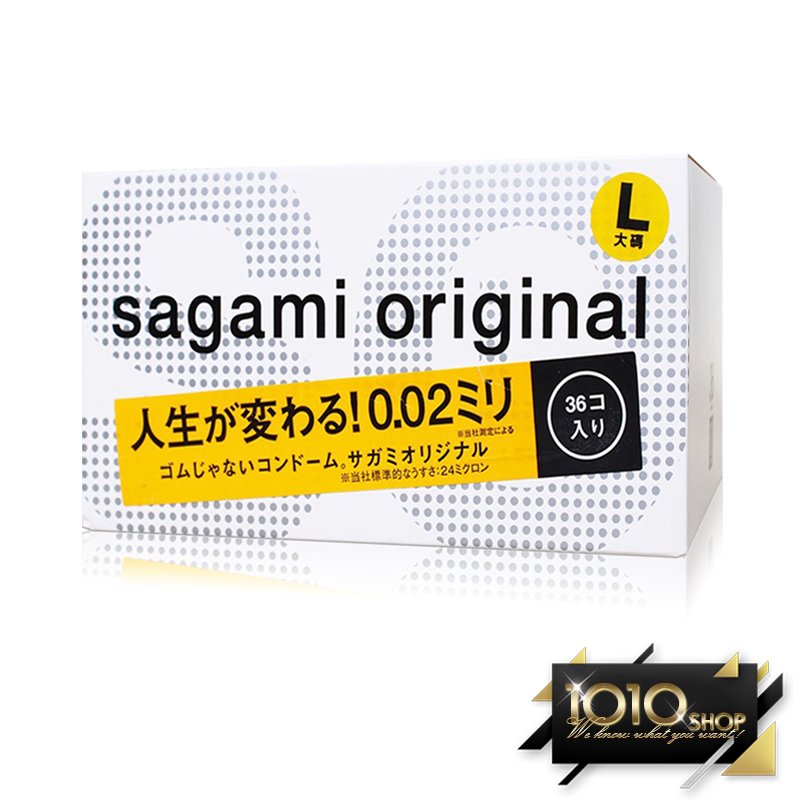【1010SHOP】相模元祖 Sagami 002 超激薄 L-加大尺寸 58mm 保險套 36入 避孕套 衛生套 SAGAMI