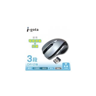 【i-gota】二代無聲 無線2.4G光學滑鼠 WM-843