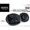 音仕達汽車音響 SONY【XS-GTF6939】6X9吋三音路同軸喇叭 6*9吋 3音路 420W 公司貨