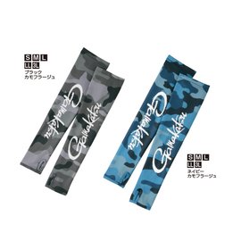 ◎百有釣具◎GAMAKATSU 防曬袖套 GM-3556 顏色:白色 , GM-3556 顏色:迷彩黑/迷彩藍 規格:L