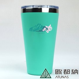 (登山屋)歐都納台灣特色玉山真空斷熱隨行杯(A6-K1903水藍/不鏽鋼/保溫杯)