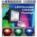 [零極限照明]工程級RGB 幻彩色COB LED防水型30W 投射燈 探照燈 氣氛燈 100W 50W 20W 10W
