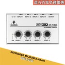 BEHRINGER MICROMIX MX400 耳朵牌 四軌超低噪音線路混音器 絕地音樂樂器中心(2400元)