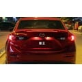 【車王汽車精品百貨】 All New Mazda3 全新馬3 馬自達3 LED燈 尾翼 導流板 定風翼