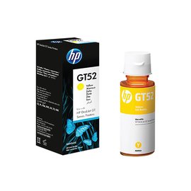 HP 原廠黃色墨水罐 GT52(M0H56AA) 適用 GT5810/5820；InkTank 315/415/419