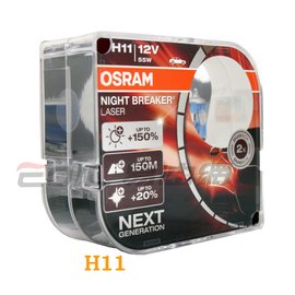 【易油網】OSRAM 車燈 +150% NIGHT BREAKER LASER H11 #91873