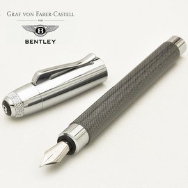 德國 Graf Von FABER-CASTELL輝柏 BENTLEY 賓利聯名系列 銀灰色鋼筆