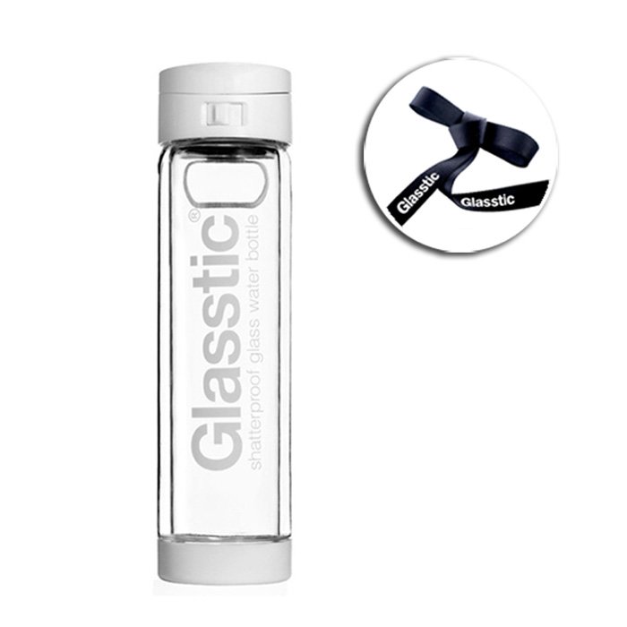 【全配組】 Glasstic │ 安全防護玻璃水瓶 經典大LO款 470ml (六色可選)
